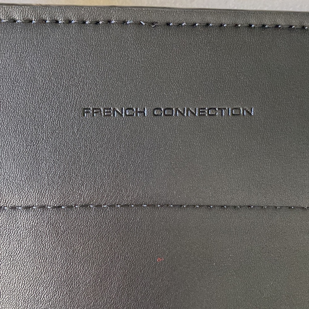 French Connection Saddlebag Black Leather - Picture 8 of 14